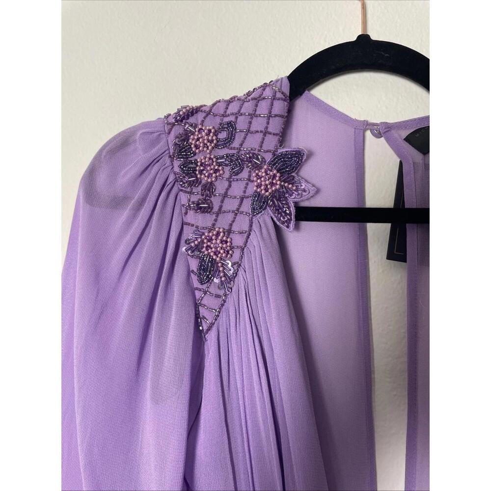 Michael Costello x Revolve Julieta Mini Dress Lilac Size XS NWT $328 msrp - Picture 8 of 9